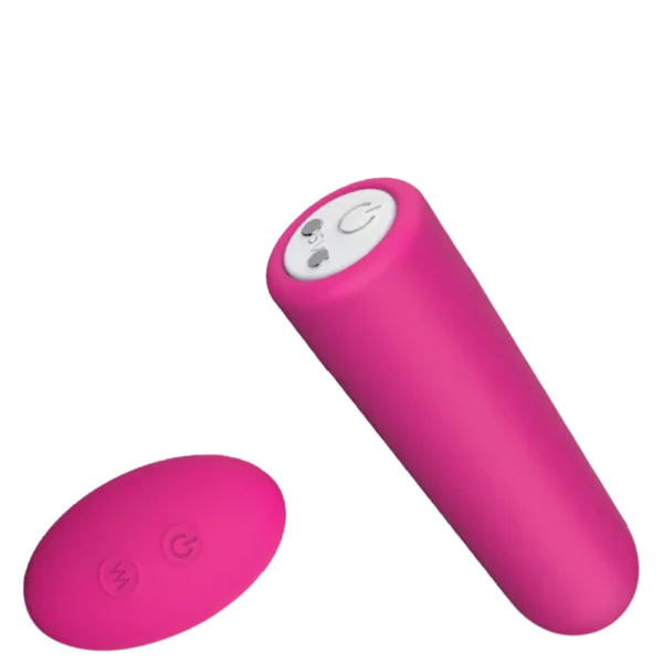 Vibrador Bullet Mini Massageador 9 Vibrações USB e Controle Remoto - Imagem 2