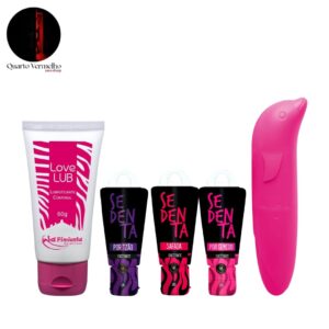 Kit Feminino - Tesão em Dose Tripla (Prazer, Calor e Vibração!)