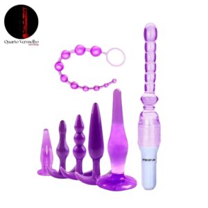 Kit Anal Prazer em Série – 7 Níveis de Sensação e Estímulo Total