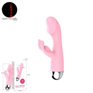 Vibrador Rabbit – Dupla Estimulação (Clitoriano e Ponto G) com 30 Modos de Prazer!