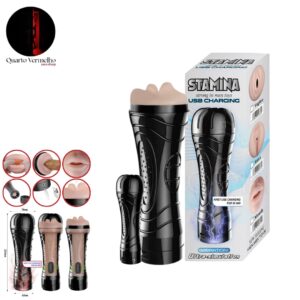 Masturbador Masculino Vibe Toys – Boca Realista Recarregável